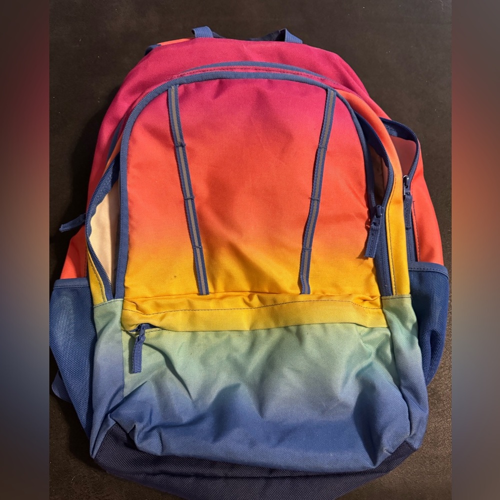 Lands' End Multicolor Gradient Backpack